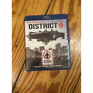 District 9 (Blu-ray, 2009) Sci-Fi Action Thriller Special Features 2 Disc Set